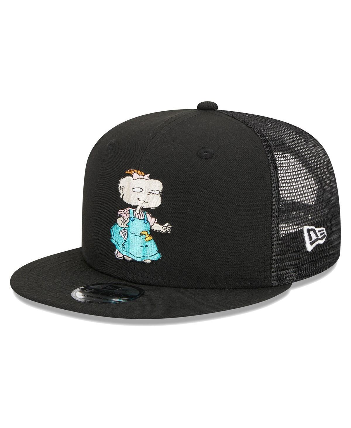 Mens New Era Black Rugrats Lil Trucker 9FIFTY Snapback Hat Product Image