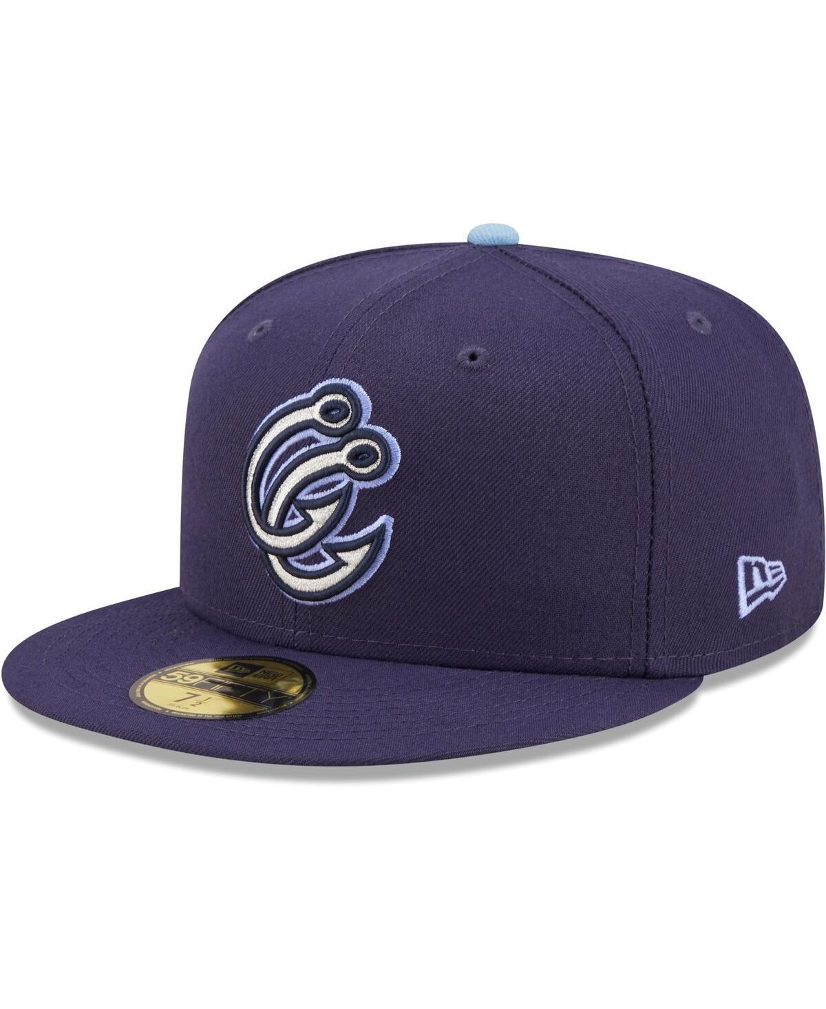 Mens New Era Navy Corpus Christi Hooks Authentic Collection 59FIFTY Fitted Hat Product Image