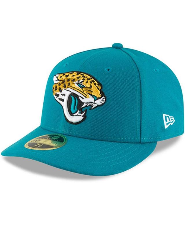 Mens New Era Teal Jacksonville Jaguars Omaha Low Profile 59FIFTY Fitted Hat Product Image