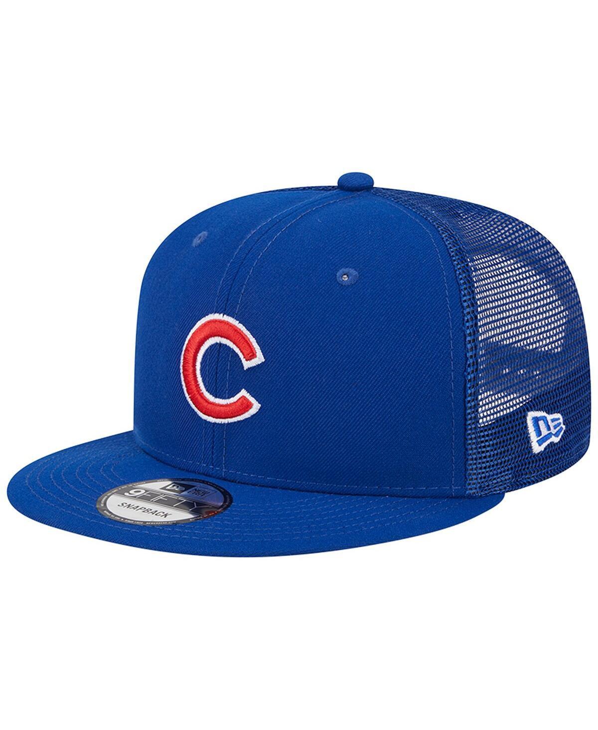 Mens New Era Royal Chicago Cubs Team Color Trucker 9FIFTY Snapback Hat Product Image