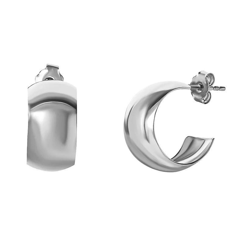 Style Your Way Sterling Silver Small Hoop Earrings, Womens Product Image