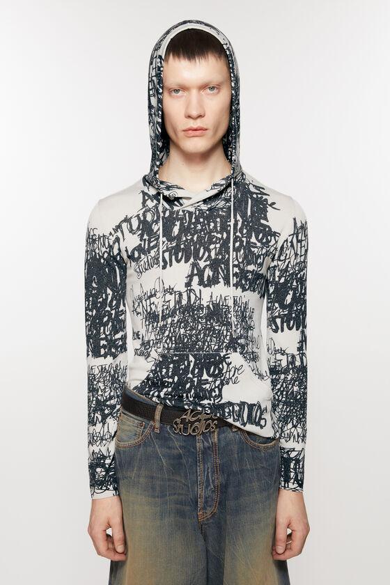 Hooded printed top Product Image