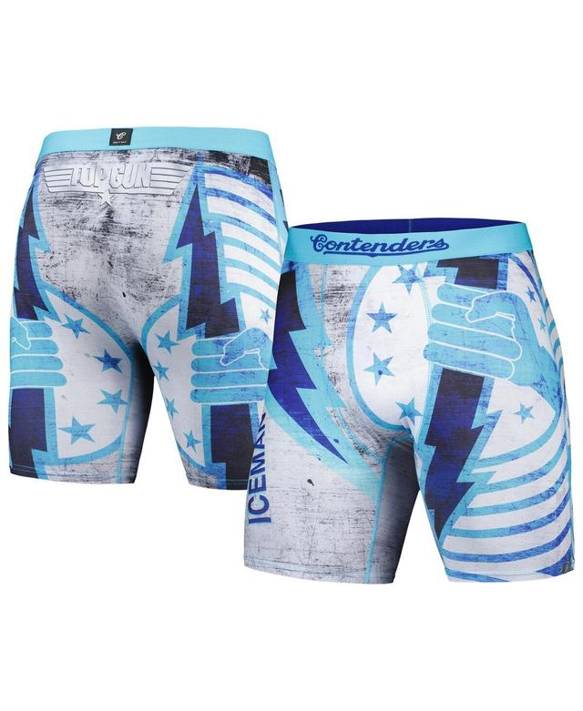 Mens Contenders Clothing Light Blue Top Gun Ice Man Boxer Briefs Product Image