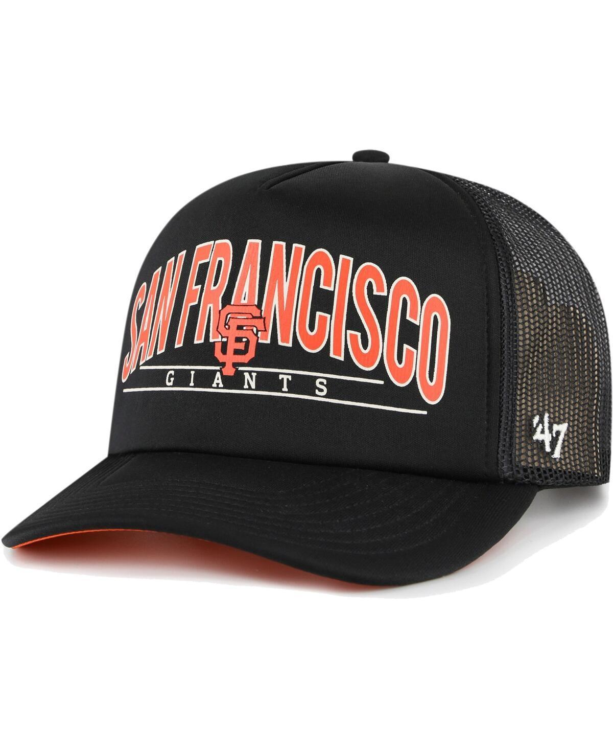 Mens 47 San Francisco Giants Backhaul Foam Trucker Snapback Hat Product Image