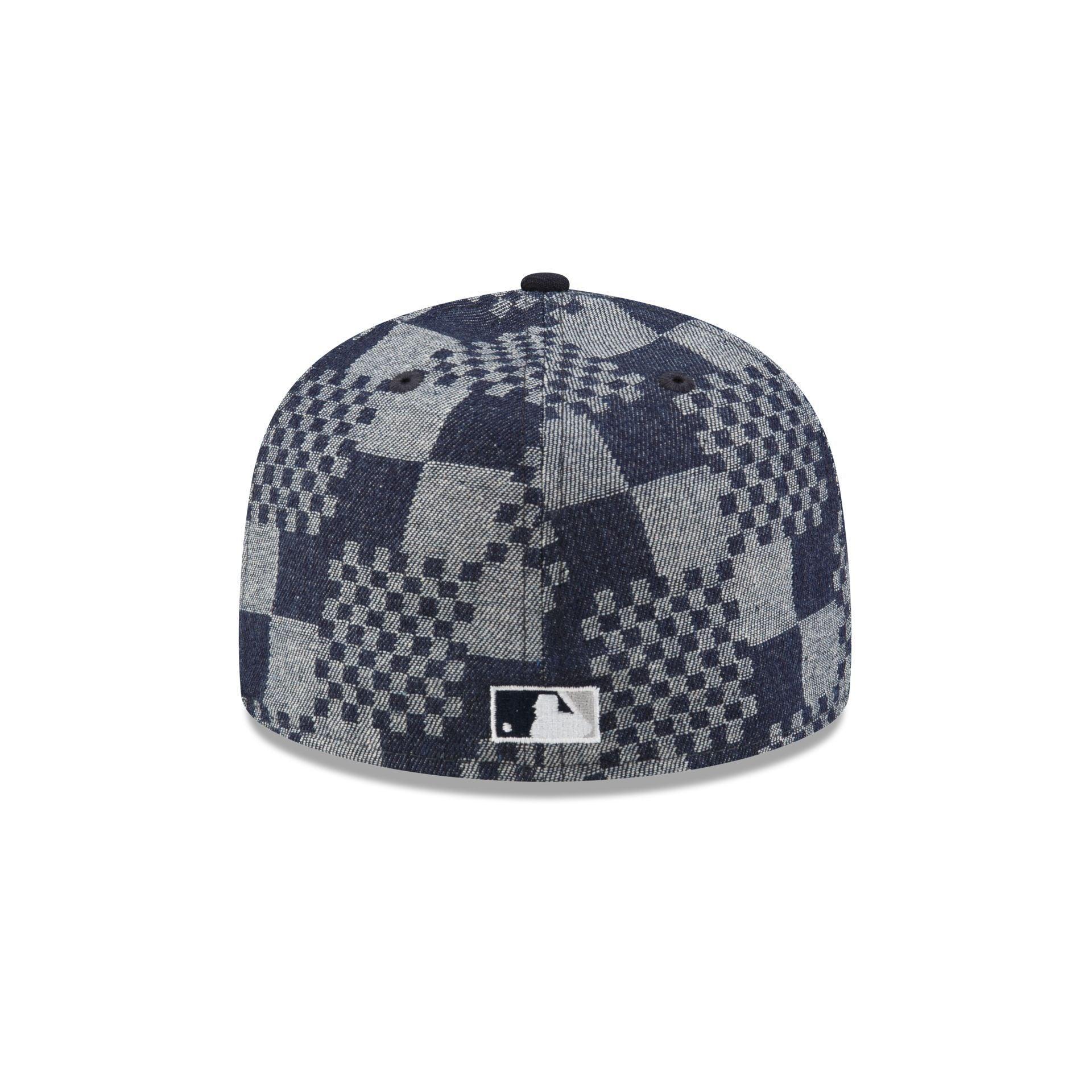 Los Angeles Dodgers Pattern Denim 59FIFTY Fitted Hat Male Product Image