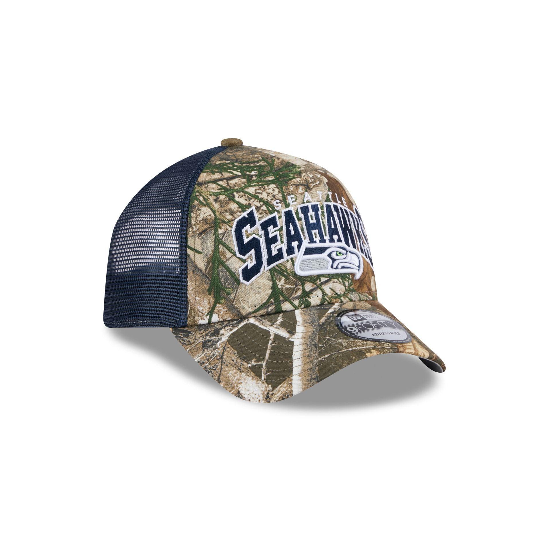 Seattle Seahawks Active 9FORTY A-Frame Trucker Hat Male Product Image