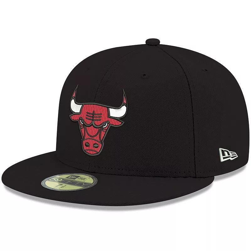 Mens New Era Chicago Bulls Official Team Color 59FIFTY Fitted Hat Product Image