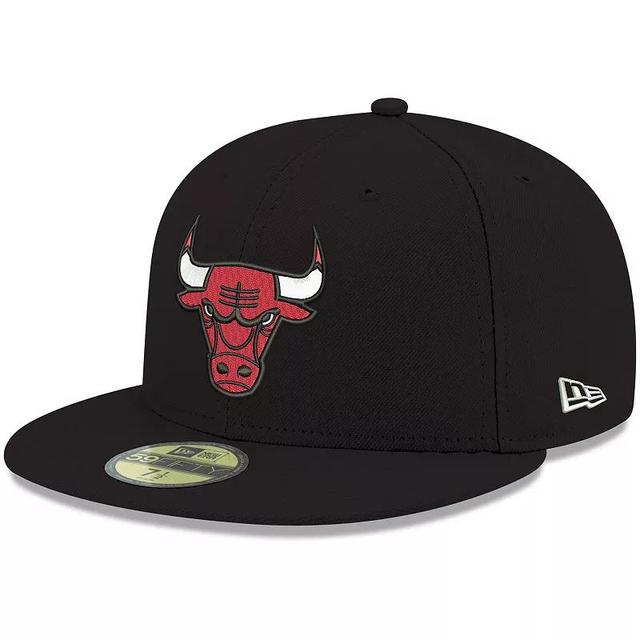 Mens New Era Chicago Bulls Official Team Color 59FIFTY Fitted Hat Product Image