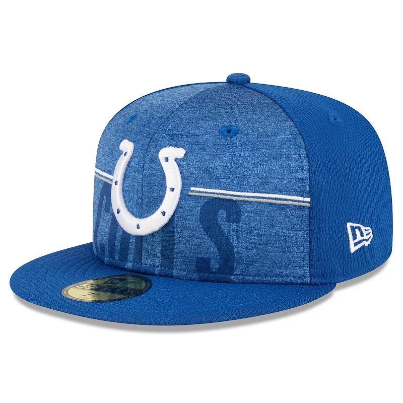 Mens New Era Royal Indianapolis Colts 2023 NFL Training Camp 59FIFTY Fitted Hat Product Image