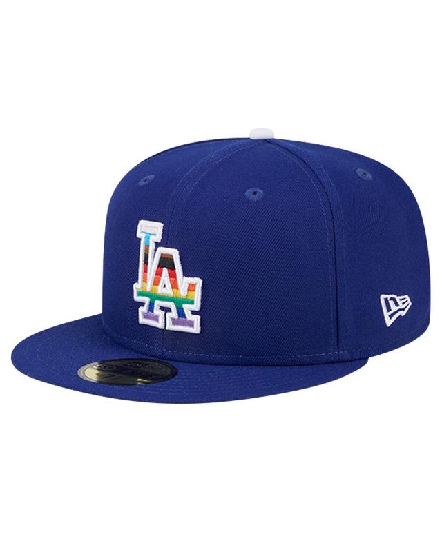 New Era Mens Royal Los Angeles Dodgers 2024 Pride on Field 59FIFTY Fitted Hat Product Image