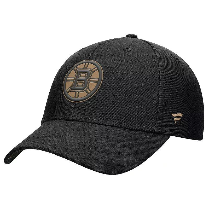 Mens Fanatics Boston Bruins Authentic Pro Military Appreciation Adjustable Hat Product Image