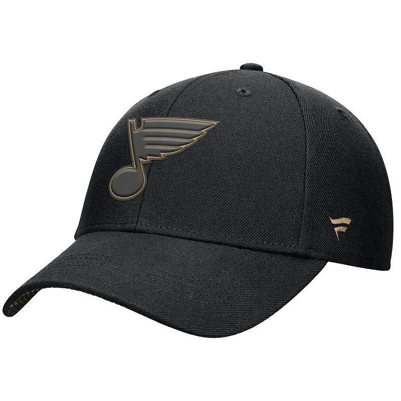 Mens Fanatics St. Louis Blues Authentic Pro Military Appreciation Adjustable Hat Product Image