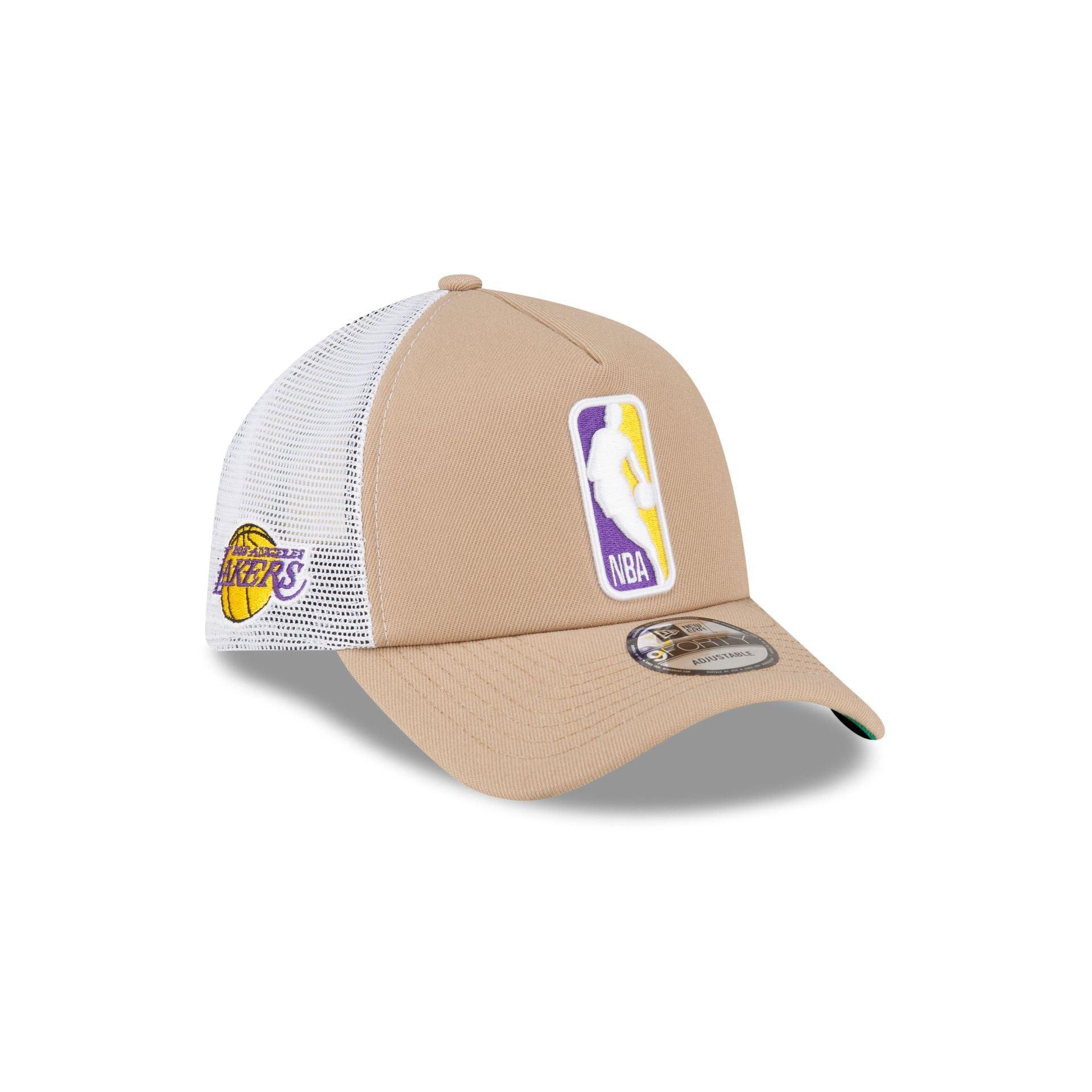 Los Angeles Lakers Logoman 9FORTY A-Frame Snapback Hat Male Product Image