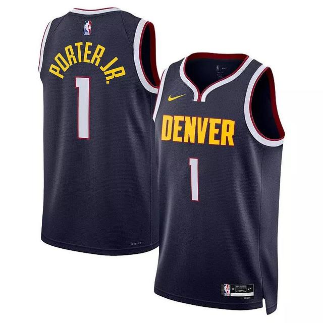 Denver Nuggets Icon Edition 2022/23 Nike Mens Dri-FIT NBA Swingman Jersey Product Image