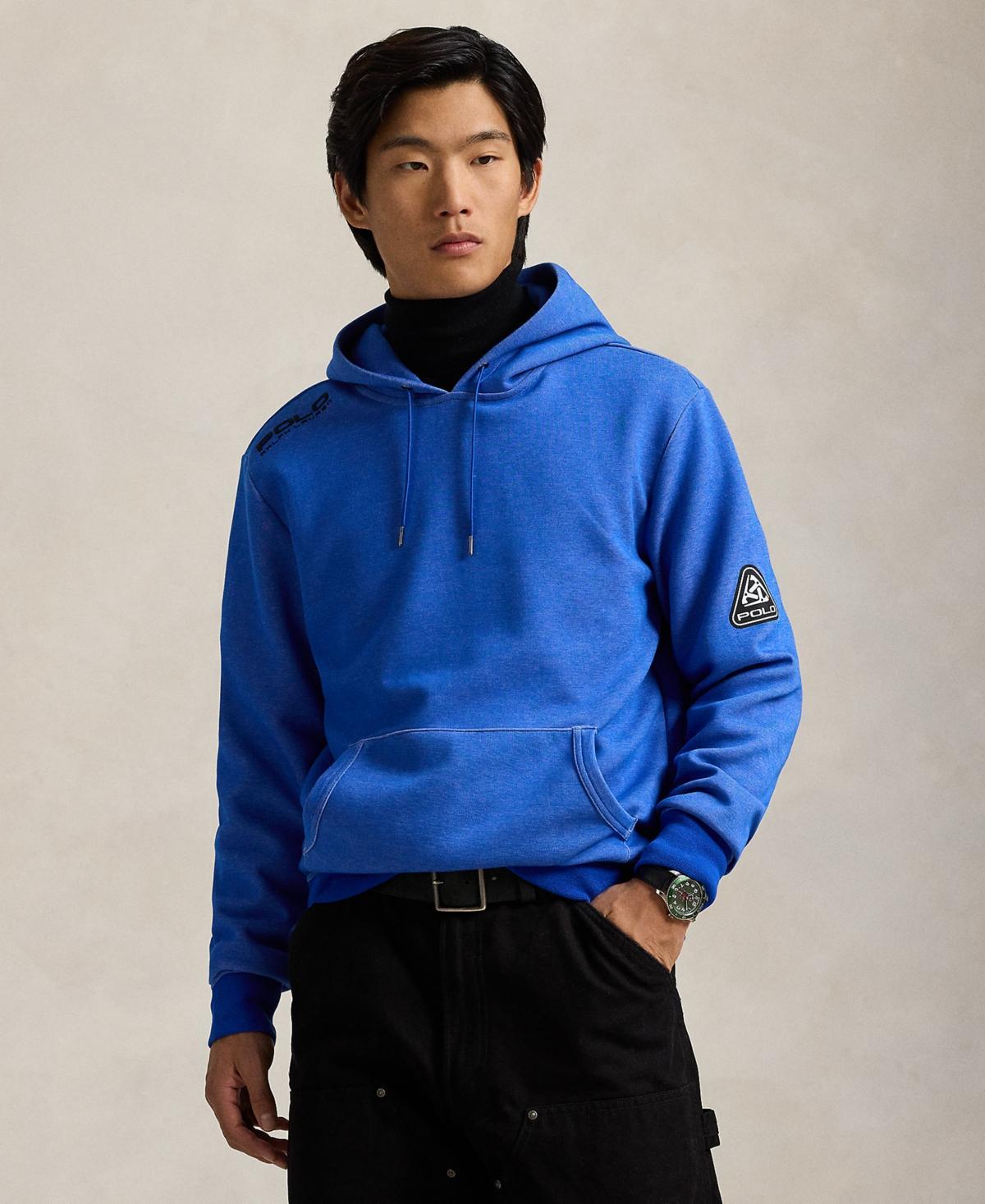 POLO RALPH LAUREN Men's Logo Double-knit Hoodie In Company Olive Product Image