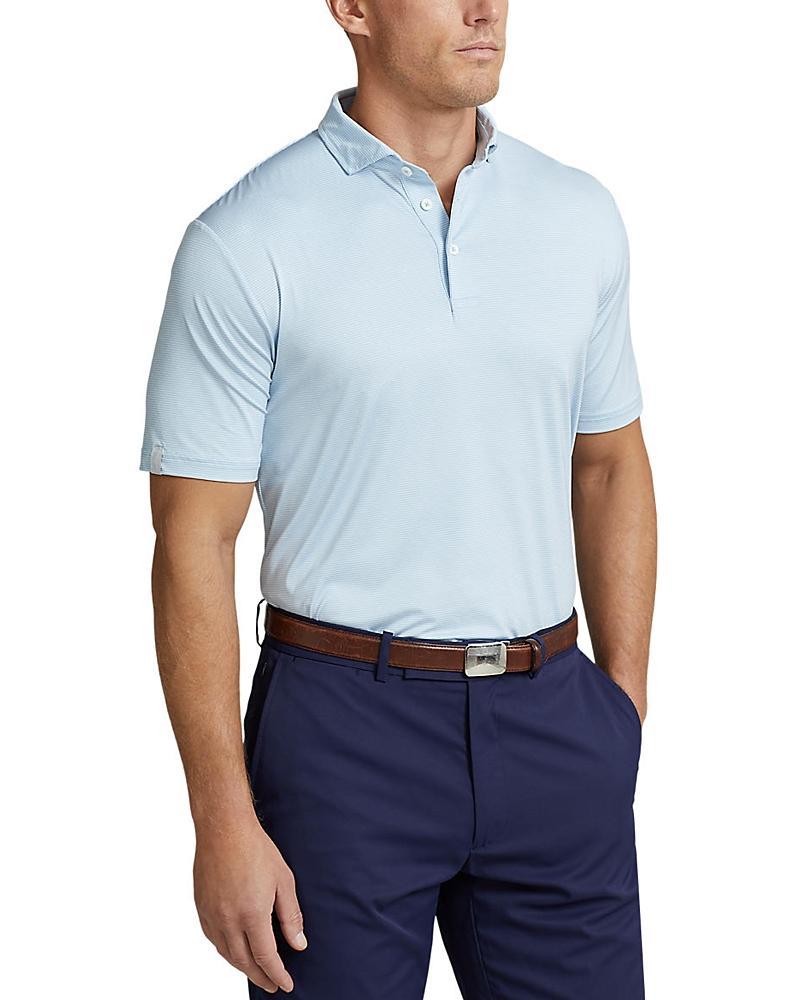 Mens Striped Short-Sleeve Polo Shirt Product Image