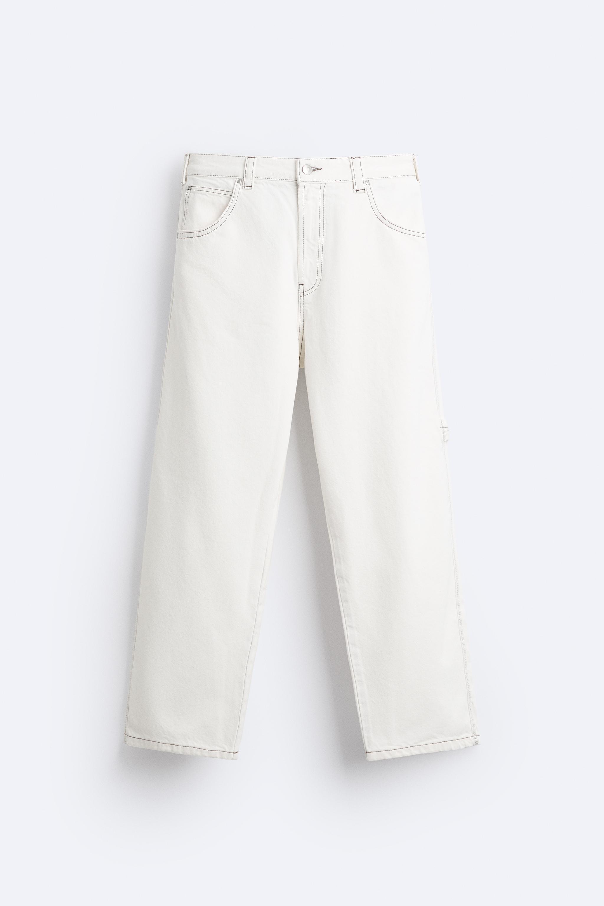 BAGGY JEANS WITH TOPSTITCHING Product Image