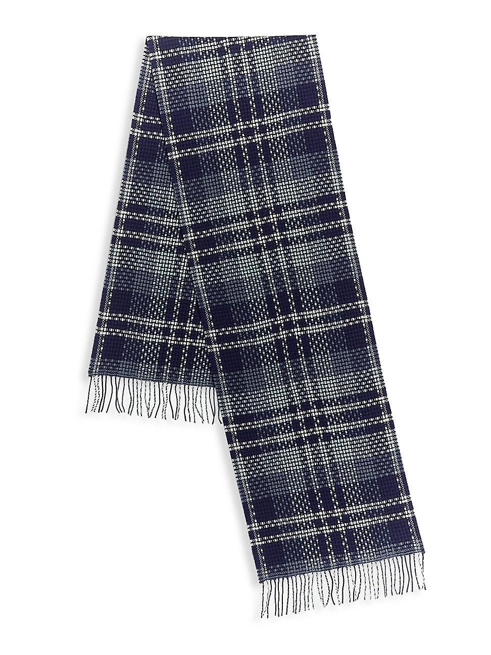 Mens COLLECTION Plaid Wool Scarf Product Image