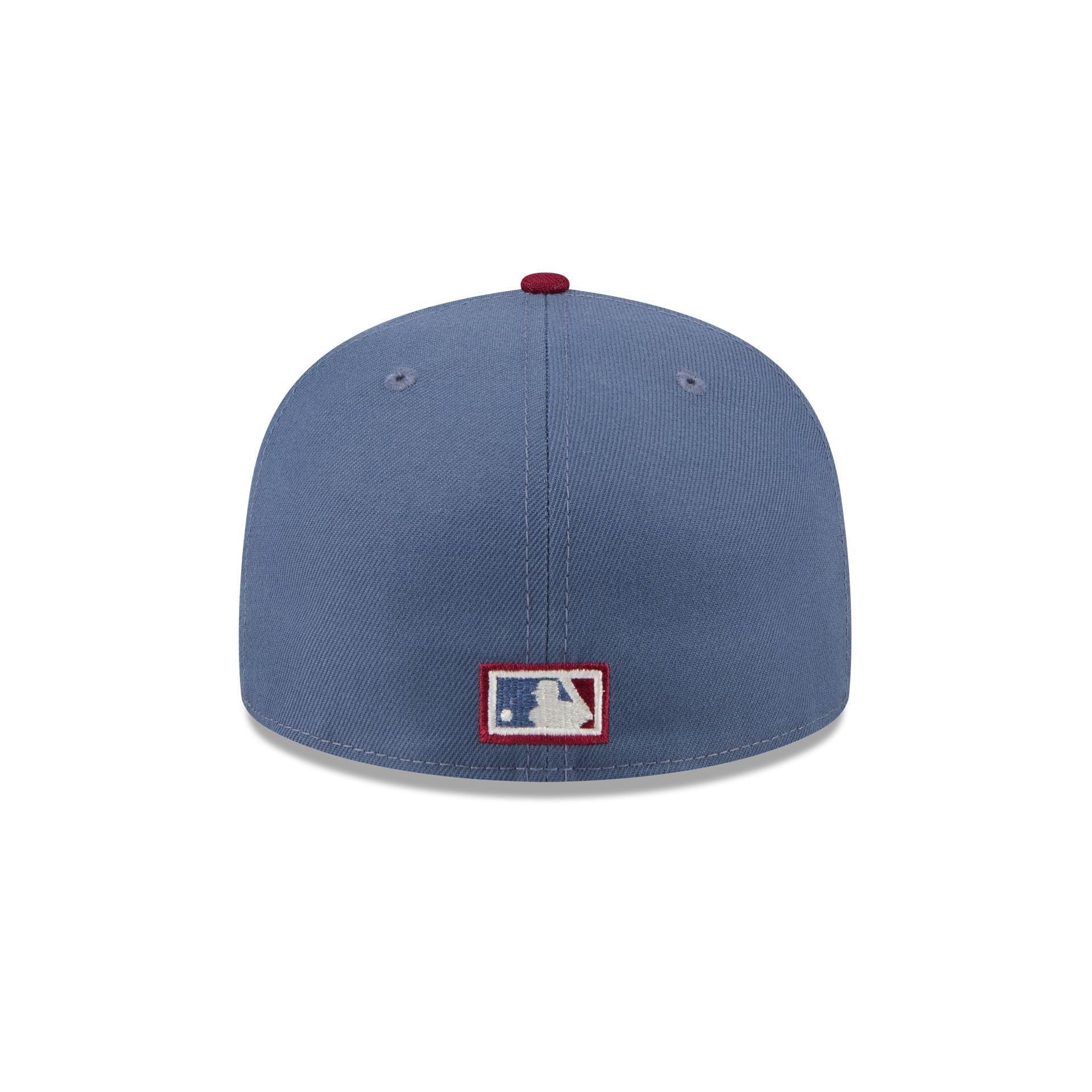 Los Angeles Angels Deep Blue 59FIFTY Fitted Hat Male Product Image