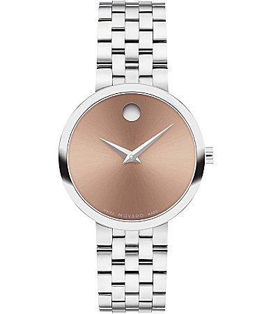 Movado Womens Museum Classic Quartz Analog Stainless Steel Bracelet Watch Product Image