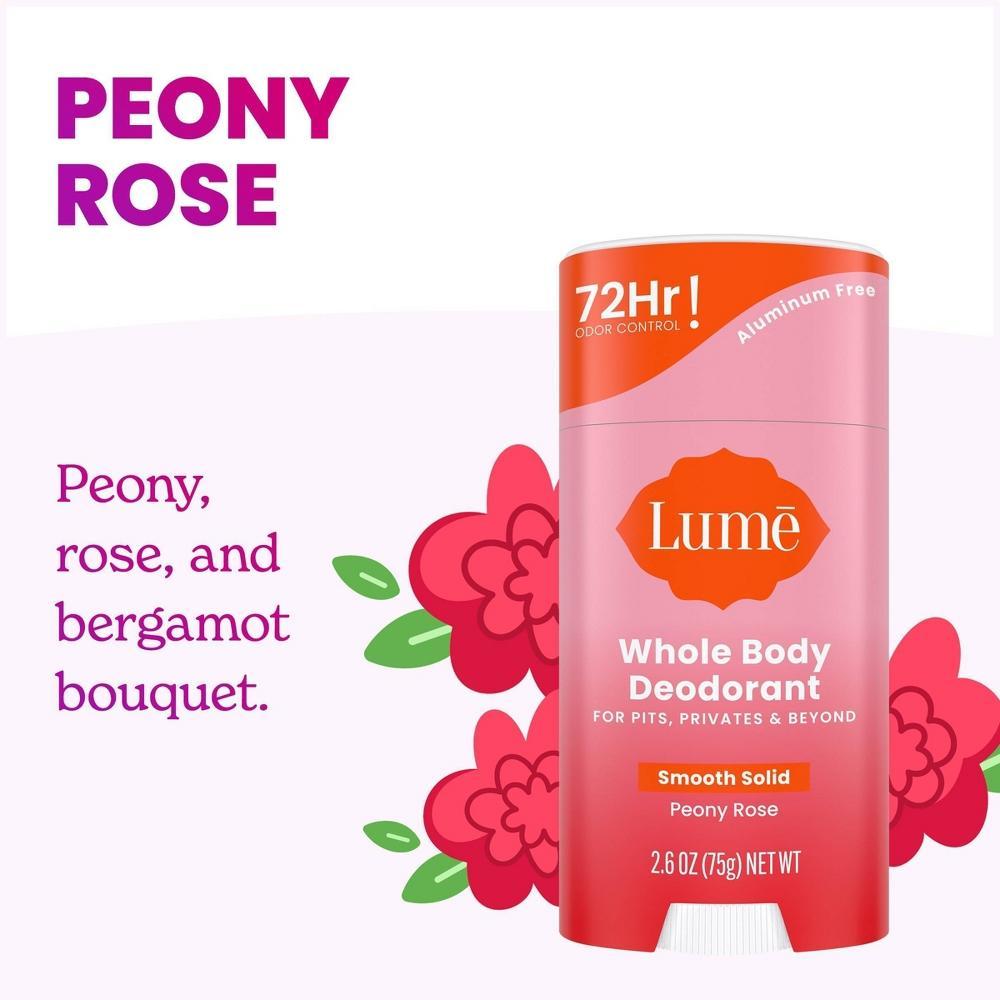 Lume Whole Body Women's Deodorant - Invisible Cream Tube - Aluminum Free - Toasted Coconut Scent - 2.2oz Product Image