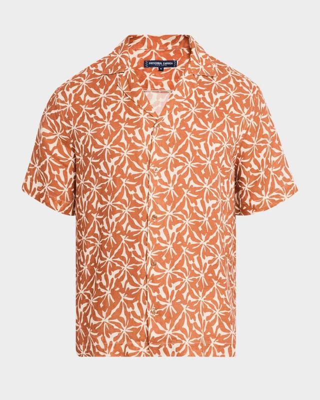 Mens Roberto Abstract Floral Camp Shirt Product Image