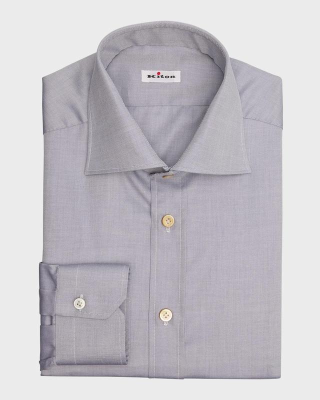 Mens Cotton Twill Dress Shirt Product Image