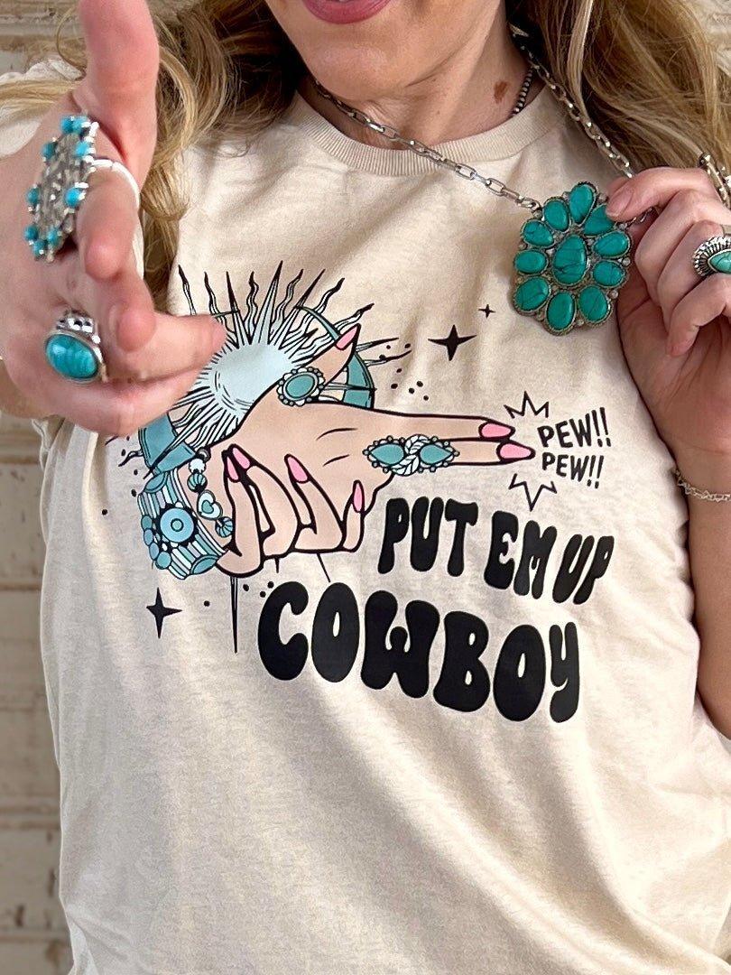 Put Em' Up Cowboy Graphic Tee* Product Image