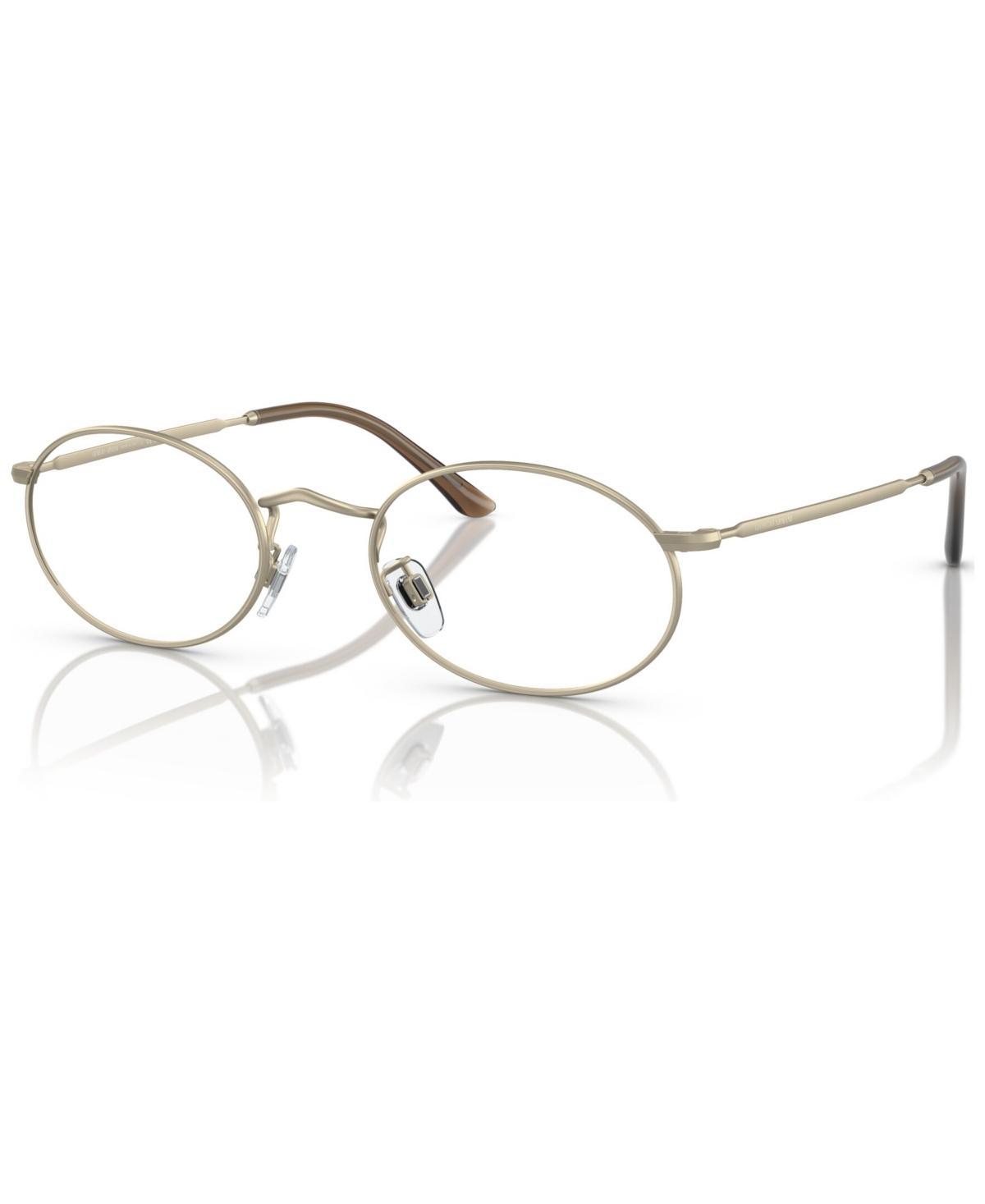 Giorgio Armani Mens Oval Eyeglasses, Ar 131VM 50 - Matte Silver-Tone Product Image