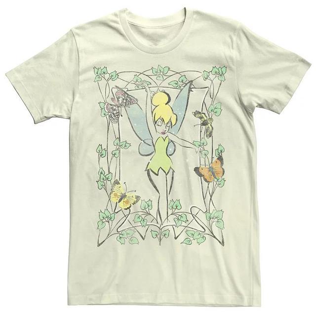 Disneys Tinkerbell Watercolor Line Art Mens Tee Product Image