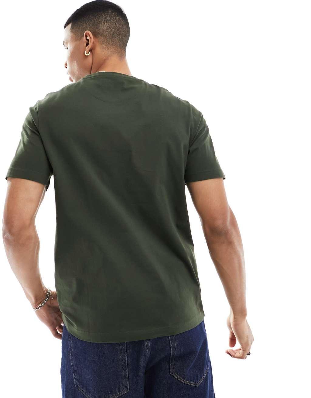 Farah Danny cotton t-shirt in green Product Image