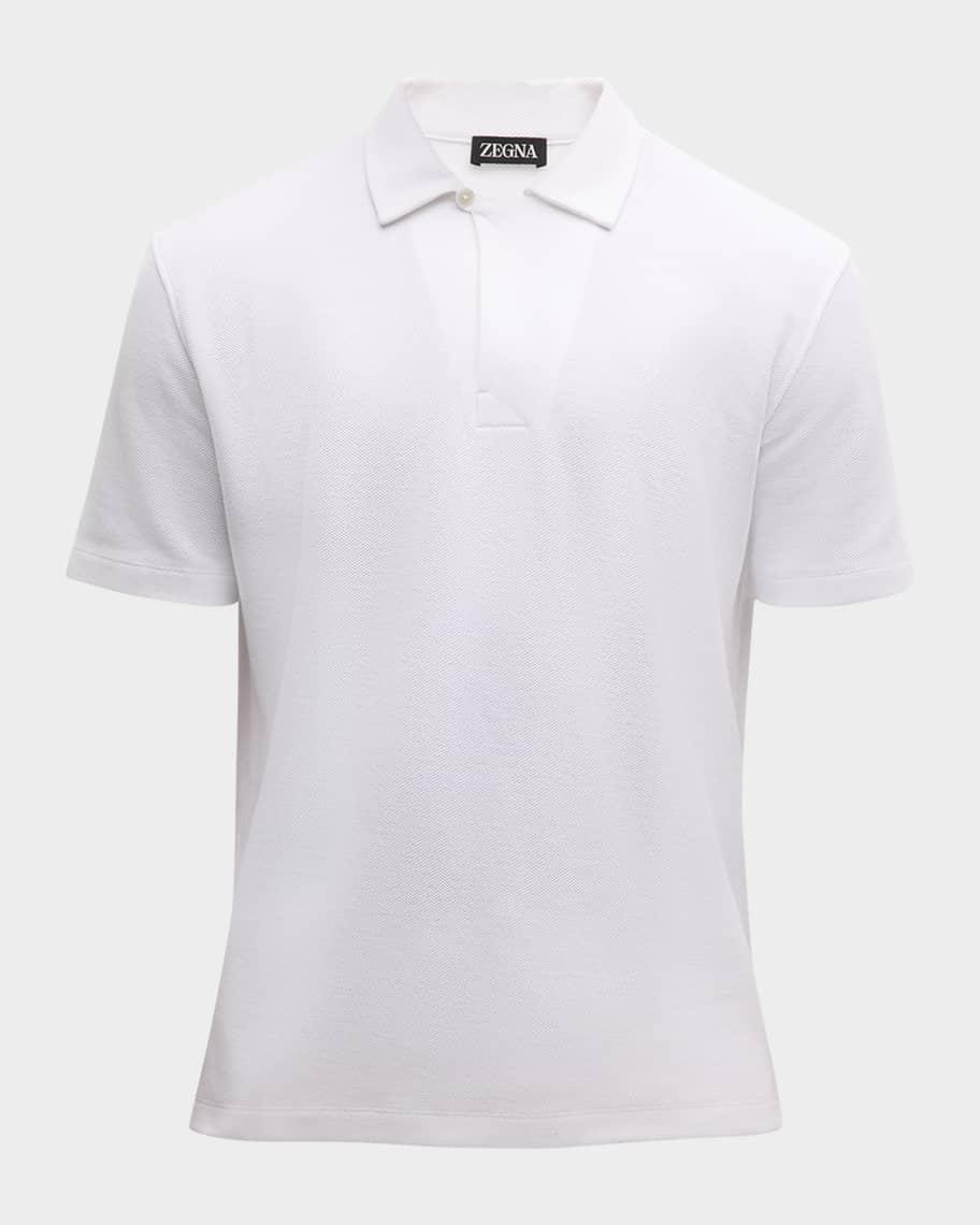 Men's Cotton Honeycomb Polo Shirt Product Image