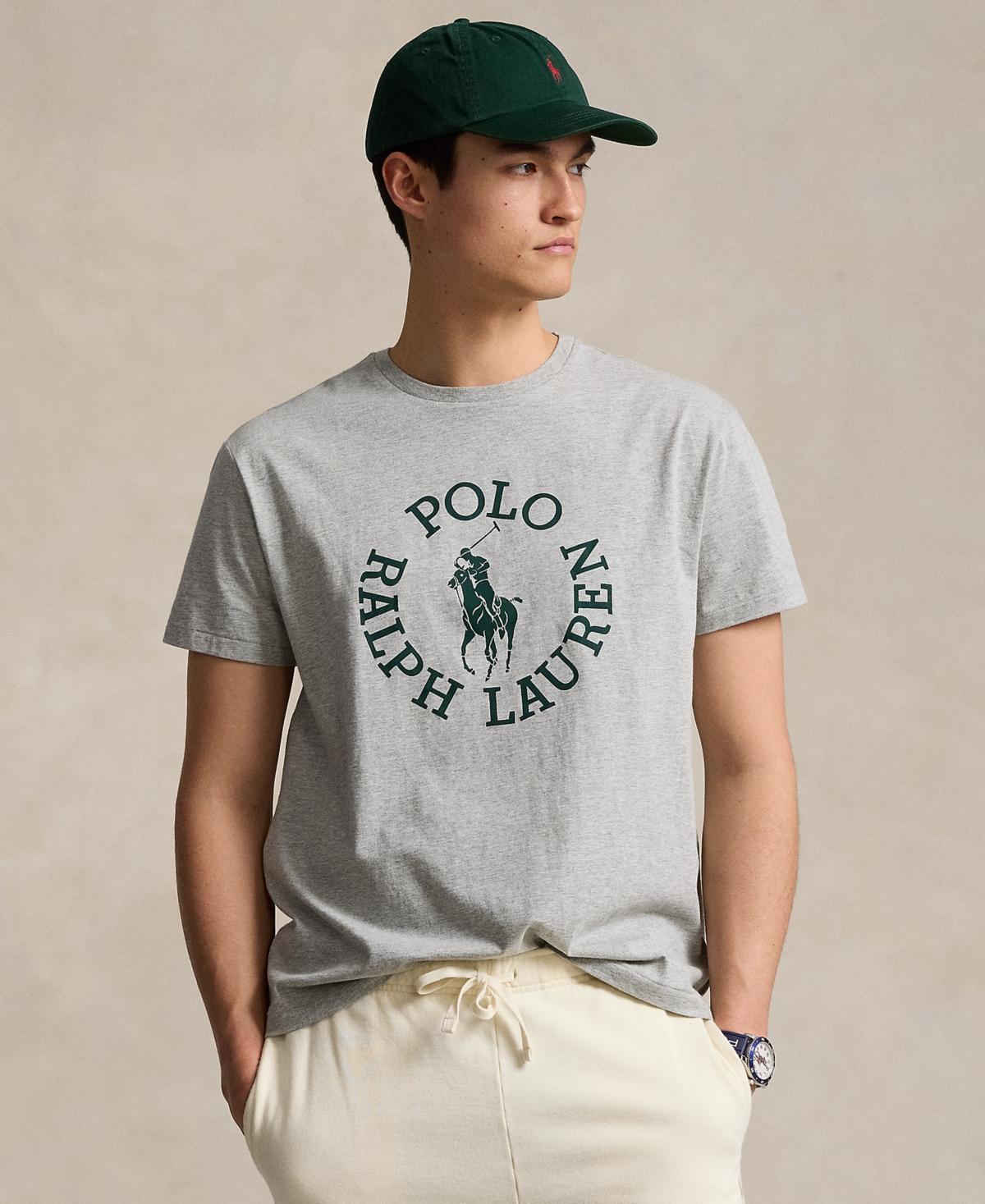 Polo Ralph Lauren Mens Classic-Fit Big Pony Logo Jersey T-Shirt Product Image