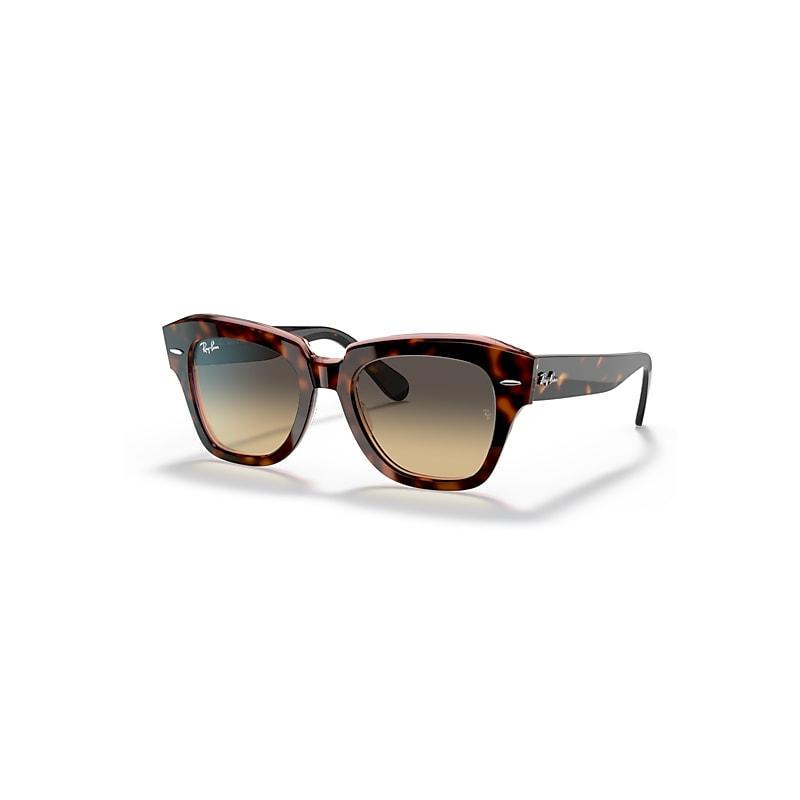 Ray-Ban RB2186 State Street Square Lens Acetate Frame Sunglasses Product Image