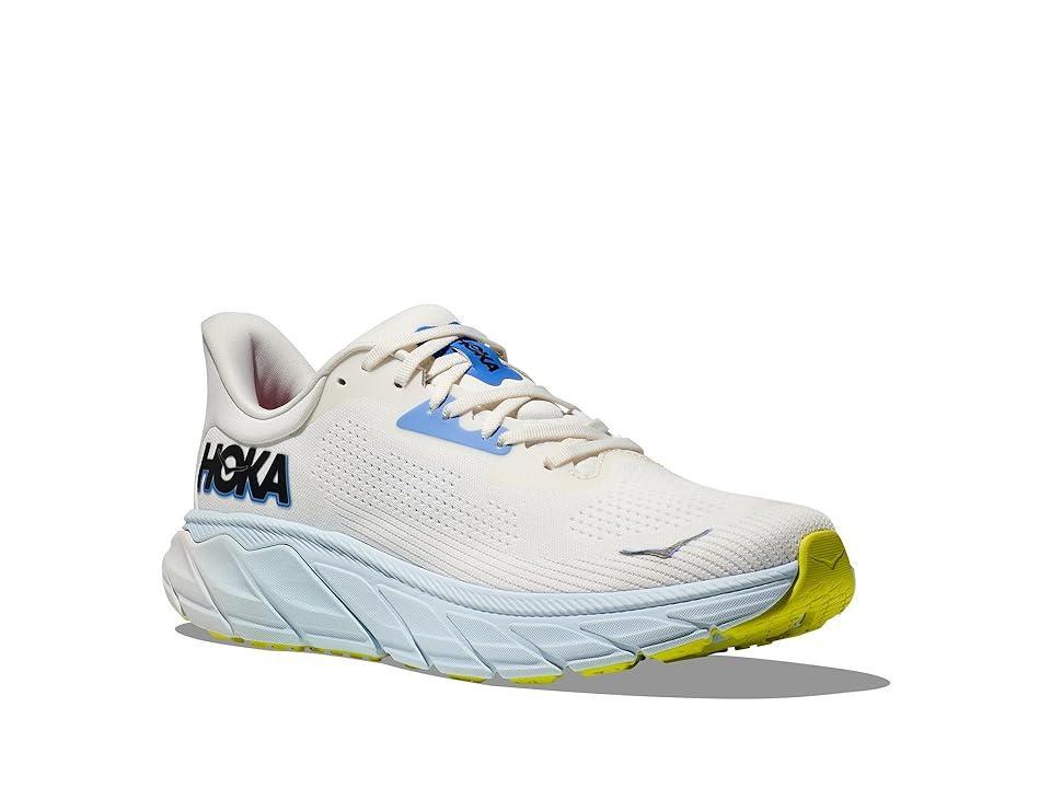 Hoka Men's Arahi 7 (Blanc De Blanc/Virtual Blue) Men's Shoes Product Image