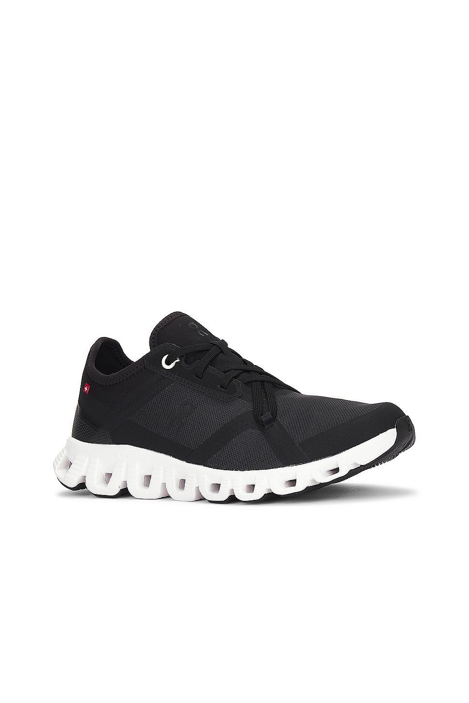 On Cloud X 3 Ad Sneaker in Black & White - Black. Size 5.5 (also in 6). Product Image