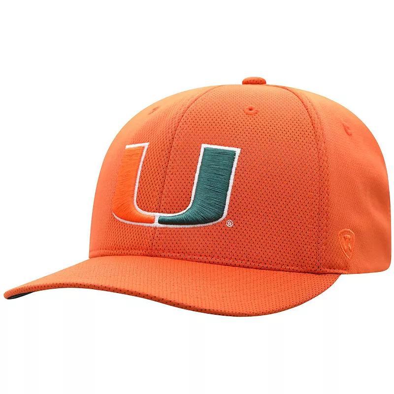 Mens Top of the World Miami Hurricanes Reflex Logo Flex Hat Product Image