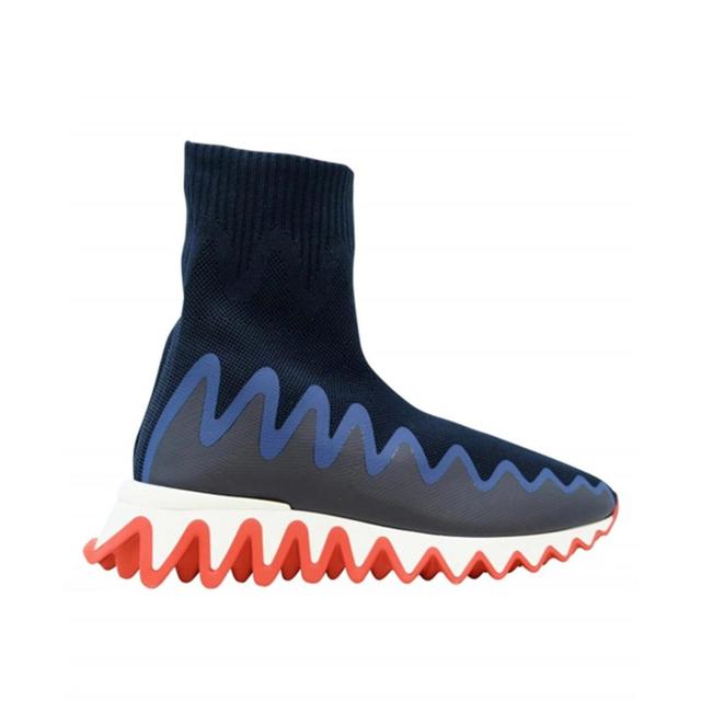 Sharky Pull-on Sock Sneakers In Blue Product Image