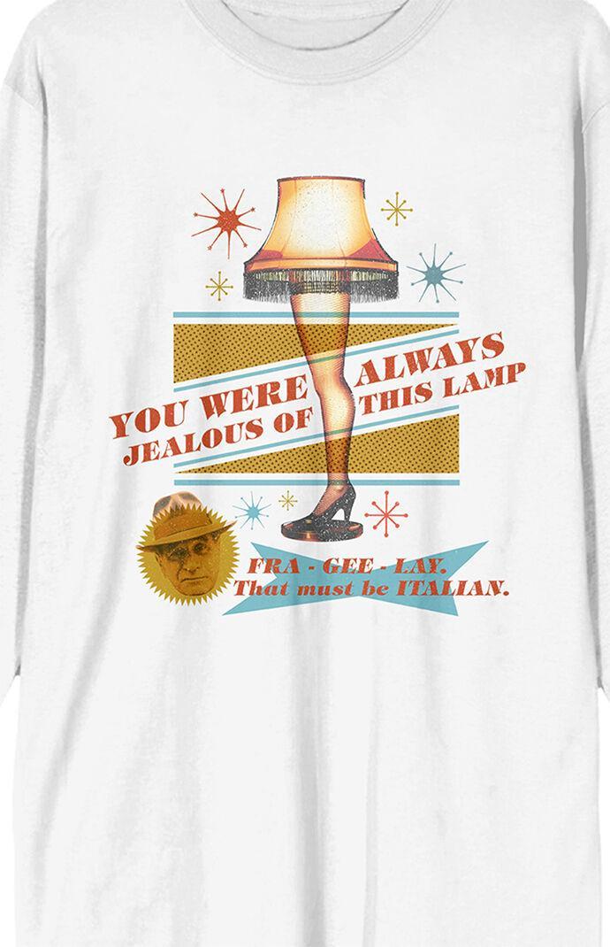 Men's A Christmas Story Leg Lamp Long Sleeve T-Shirt Product Image