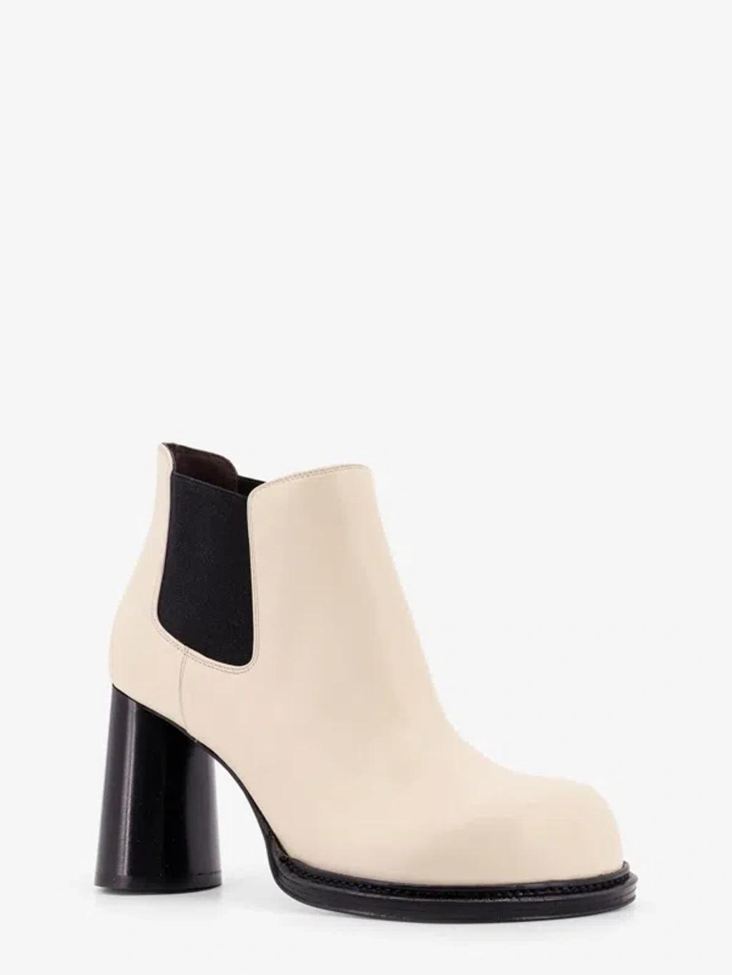 BOTTEGA VENETA Woman  Woman White Boots Product Image