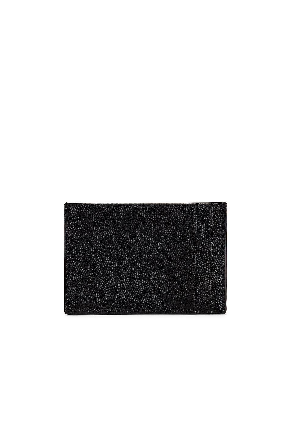 Saint Laurent Leather Wallet in Black Product Image