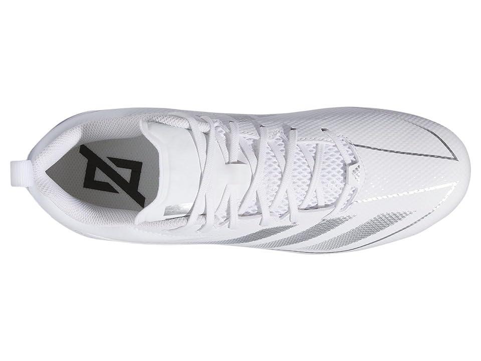 adidas Mens adidas Adizero Electric .2 - Mens Football Shoes White/Silver Metallic/White Product Image