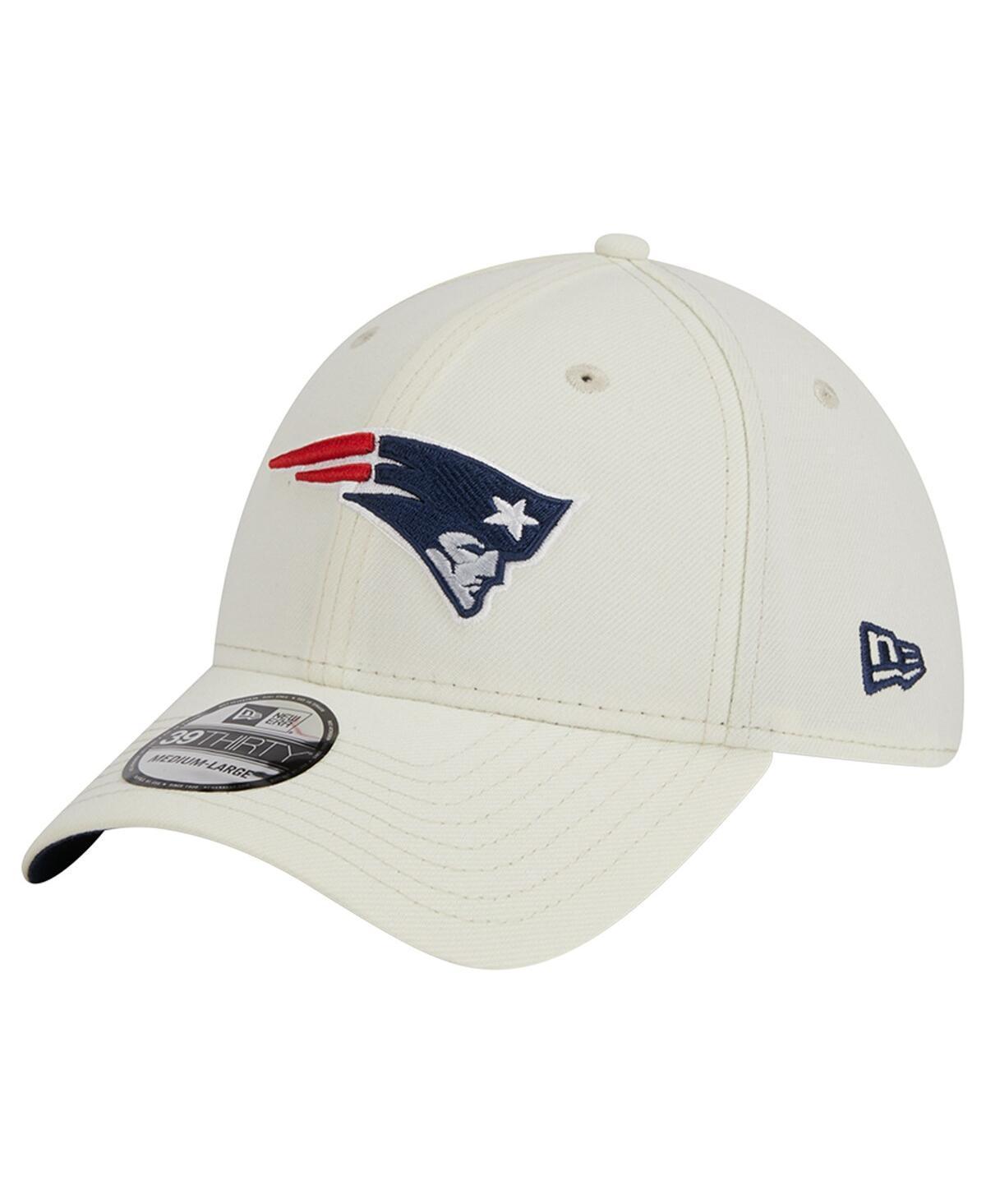 Mens New Era Cream New England Patriots Classic 39THIRTY Flex Hat Product Image