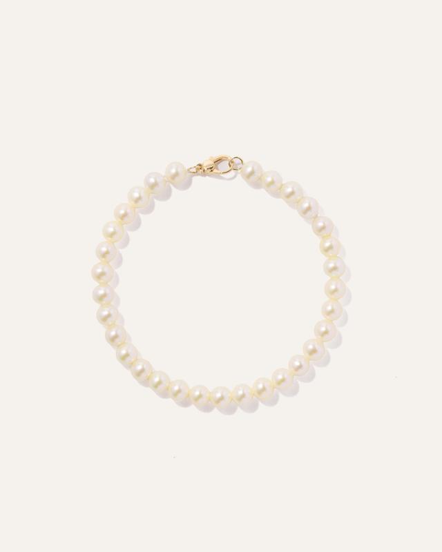 14k Gold Freshwater Cultured Pearl Bracelet Product Image