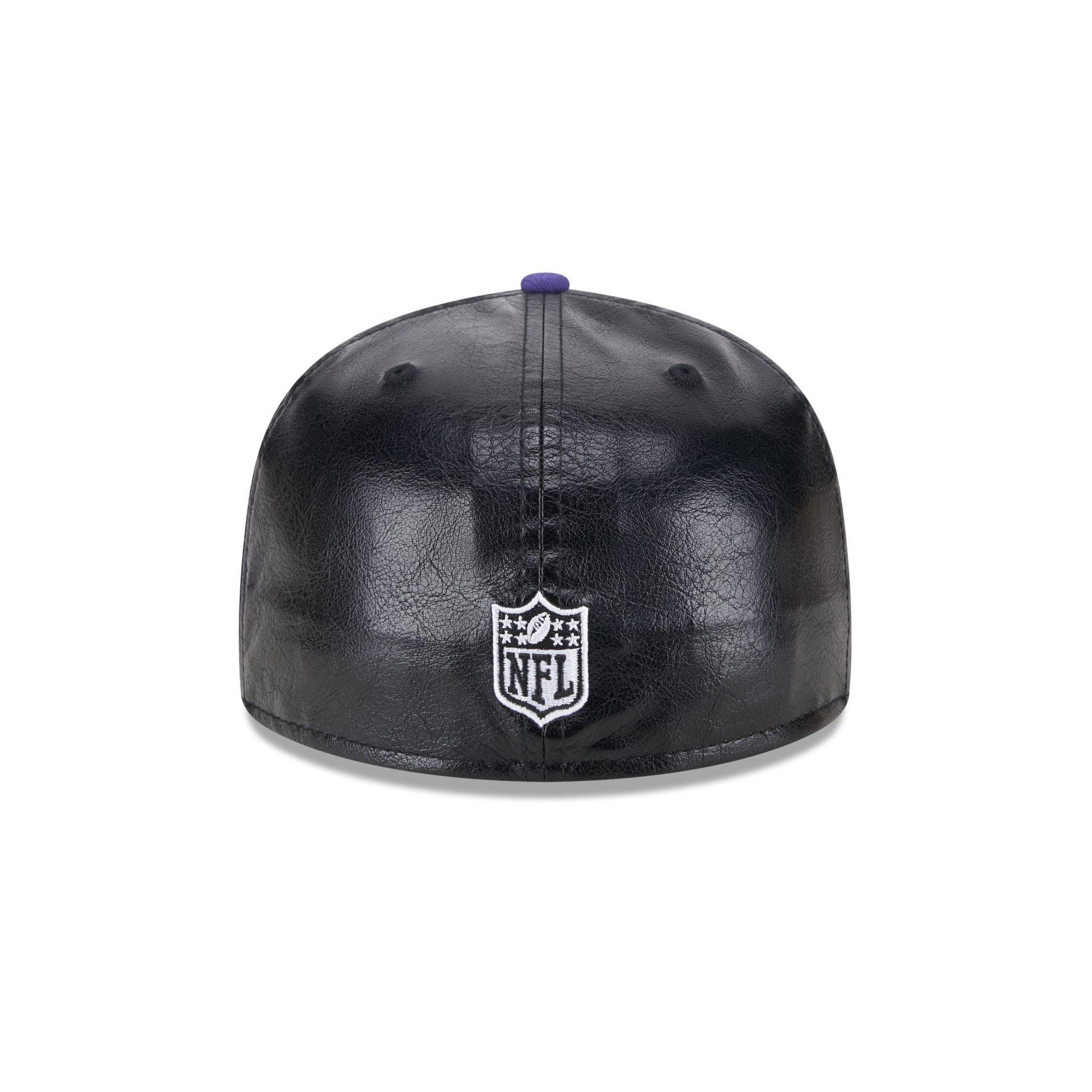 Baltimore Ravens Faux Leather Crown 59FIFTY Fitted Hat Male Product Image