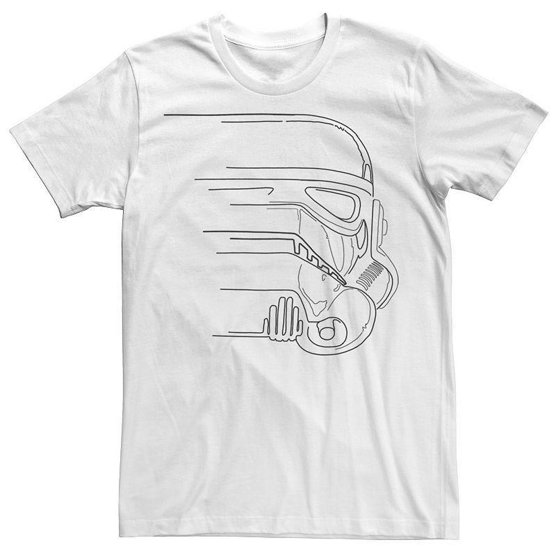 Mens Star Wars Stormtrooper Helmet Sketch Tee Product Image