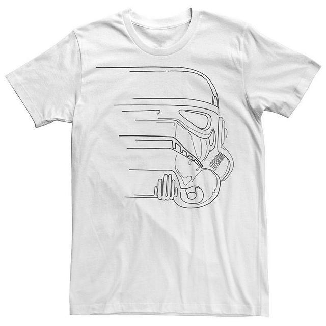 Mens Star Wars Stormtrooper Helmet Sketch Tee Product Image