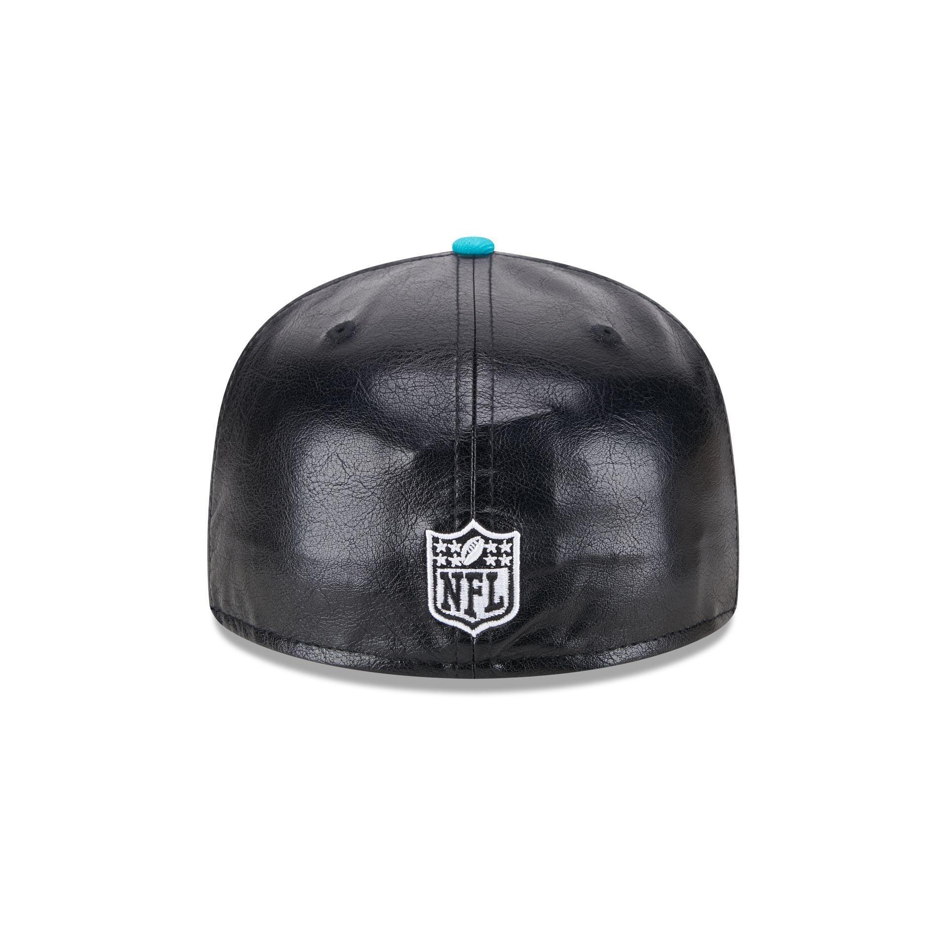 Miami Dolphins Faux Leather Crown 59FIFTY Fitted Hat Male Product Image