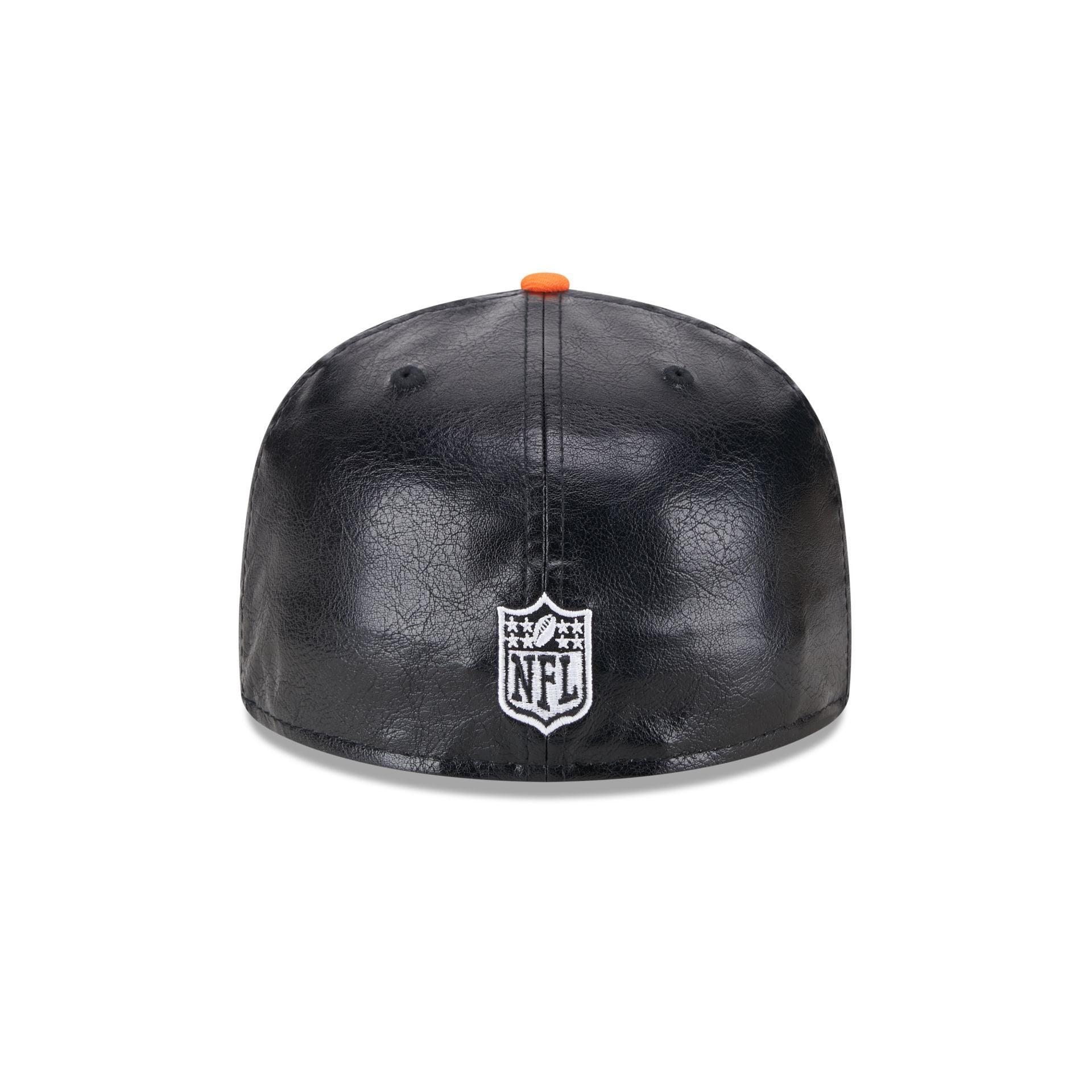 Denver Broncos Faux Leather Crown 59FIFTY Fitted Hat Male Product Image