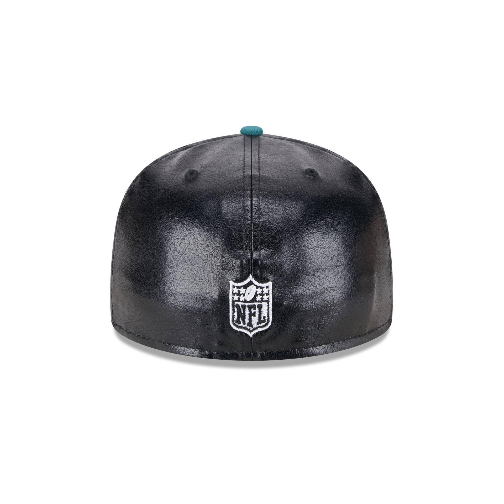 Philadelphia Eagles Faux Leather Crown 59FIFTY Fitted Hat Male Product Image